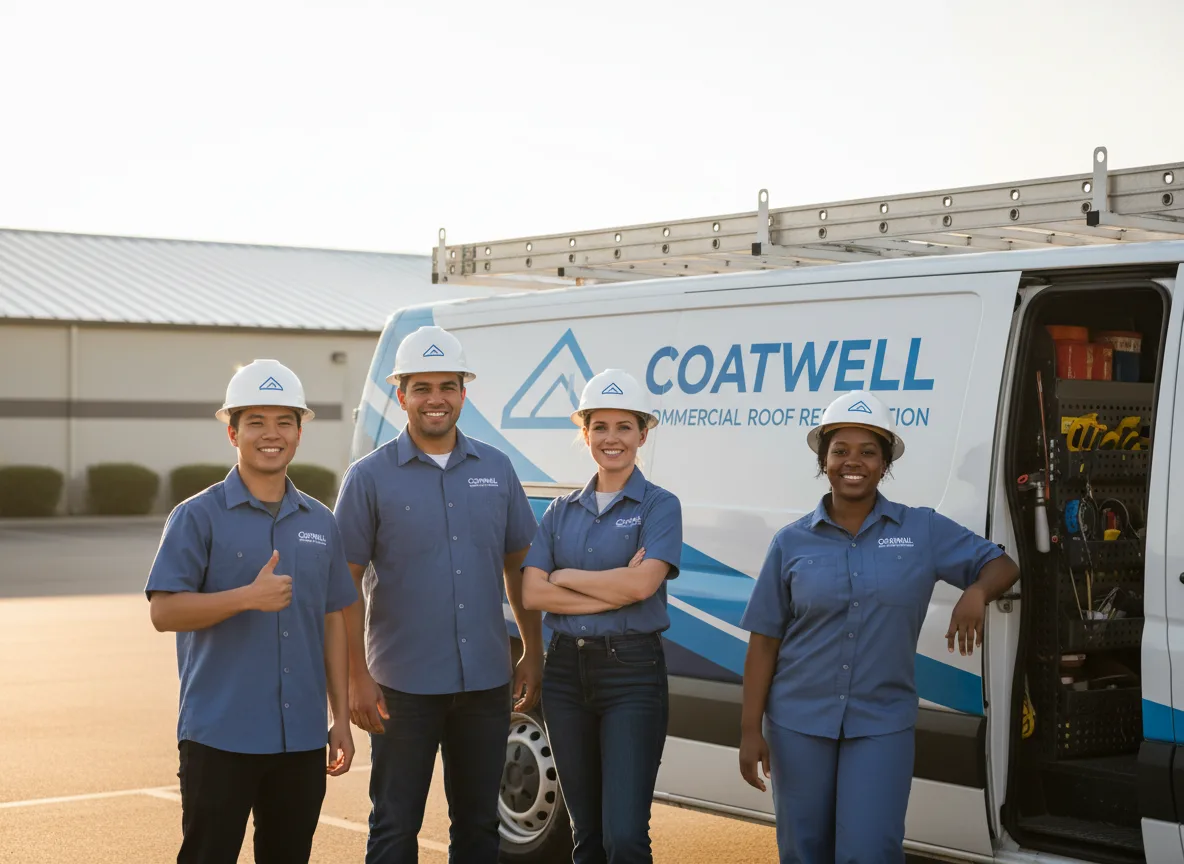 Commercial roof coating company in Ashville, PA